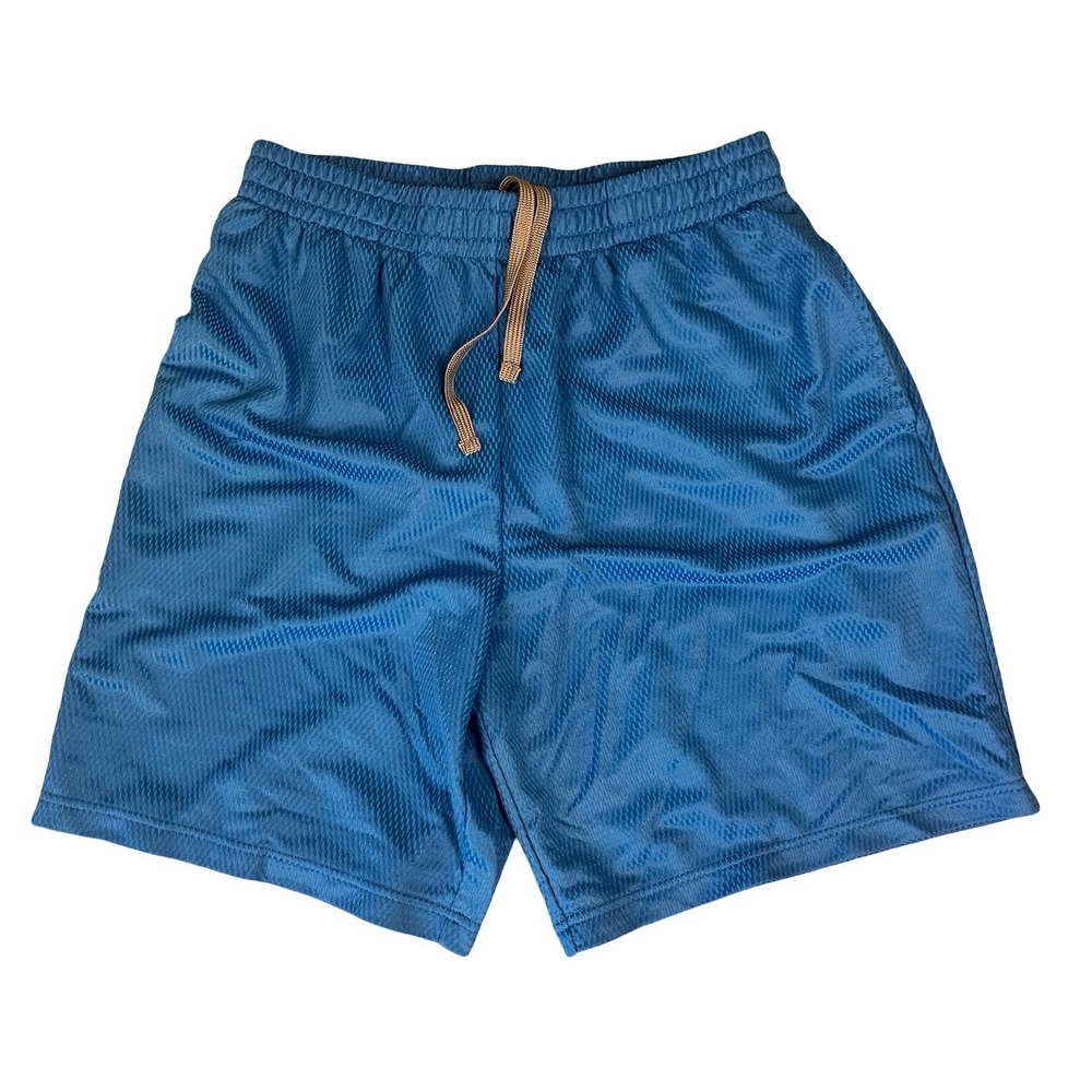Athletic Works Mens Blue Mesh Basketball Shorts Size M 32-34 Gym Training Active